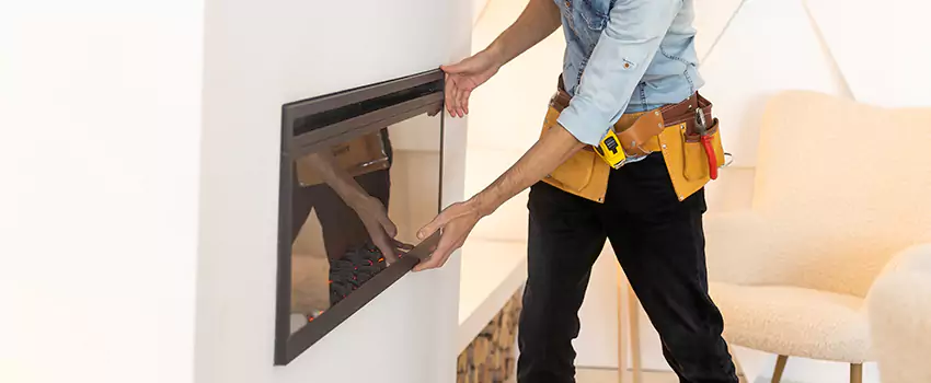 Metal Fireplace Installation in St. George, Utah