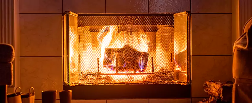 Mendota Hearth Landscape Fireplace Installation in St. George, Utah