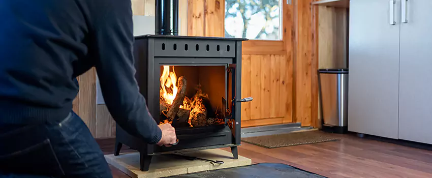 Open Hearth Wood Fireplace Installation in St. George, UT