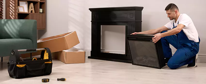 Old Rusted Metal Fireplace Repair And Replacement in St. George, UT